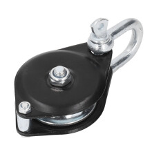 Schwenkbare Schäkelrolle 0,4 t Legierter Stahl Silber 14 mm