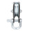 Polea con grillete giratorio 0,4 t, Ø14 mm, plateado 10