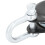 Polea con grillete giratorio 0,4 t, Ø14 mm, plateado 9