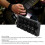 Practice & Stage 5 String Bass Bridge with Flip Top & Micro Adjustment in Black 4