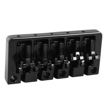 Practice & Stage 5 String Bass Bridge with Flip Top & Micro Adjustment in Black