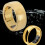 Smart-Ring Gesundheits-Tracker IP68 Gold Typ 22, 28 mAh 4