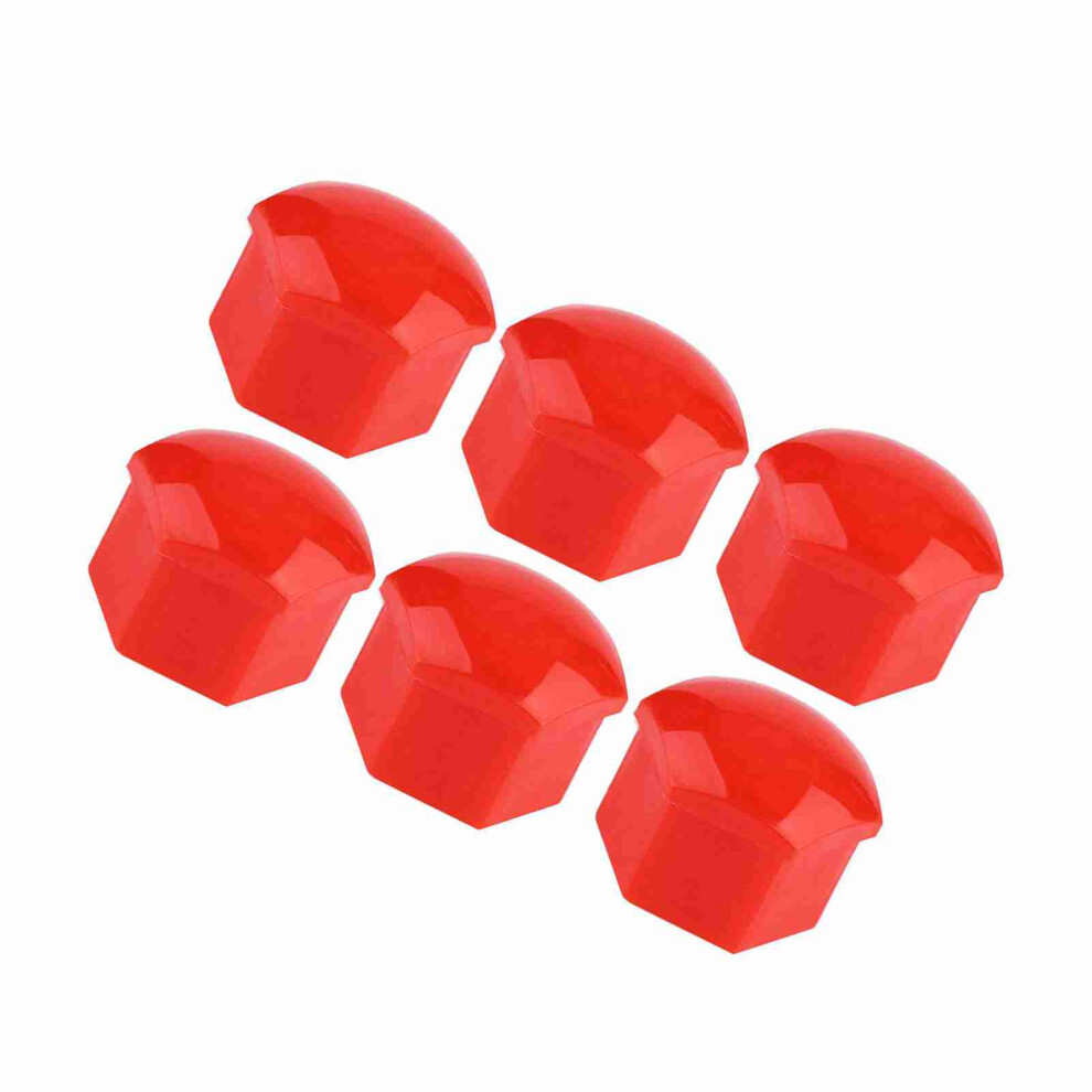 20Pcs 19Mm Alloy Wheel Nut Caps Auto Hub Cover Rim Protection Red 3381334536906