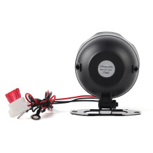 Compact Car Alarm System with Remote Control & Flashing Light