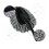 Grauer Auto-Wachs-Pinsel, 30 cm lang, 14,5 cm Kopf 5