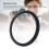 Schwarzes Aluminium 62-67mm Step-Up-Filteradapter 7