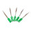 Green Garment Tagging Steel Needles (5 PCs in One Box) 1