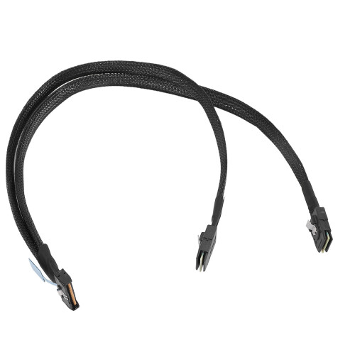 MCIO 8i a 2xSFF-8087 PCIe 5.0 32GT/s 50cm Argento 1