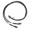 Câble 8i vers Oculink SFF8611 4i, 19,7 pouces, Argent 16