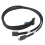 Câble 8i vers Oculink SFF8611 4i, 19,7 pouces, Argent 14