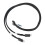 Câble 8i vers Oculink SFF8611 4i, 19,7 pouces, Argent 13