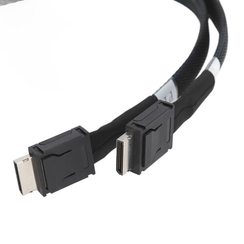 Câble 8i vers Oculink SFF8611 4i, 19,7 pouces, Argent 2