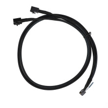 8i vers 2x SFF-8643 PCIe 5.0 32GT/s 31,5 pouces Argent