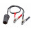 Presa accendisigari da 12V a clip batteria, 20A 2
