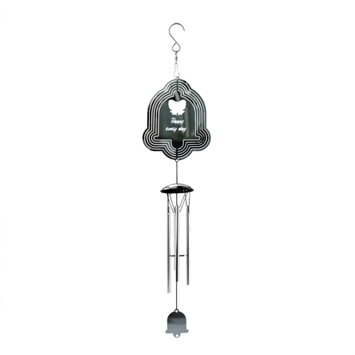 Wind Chimes Wind Spinner Decor, with 4 Thickened Tubes for Mom C 1