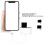 Lector de tarjetas USB-C 3 en 1 de 9 cm, ABS, negro, 500 MB/s 5