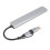 Hub USB Type-C in alluminio 1 USB 3.0 4 USB 2.0 2 Type-C 15