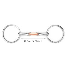 Stainless Steel Horse Loose Mouth Bit Roller 11.5cm for Young Horses