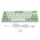 Blue Switch 61-Key 60% RGB Mechanical Keyboard, 3000mAh, White 2