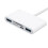 Lector de tarjetas USB-C 6 en 1, Plug & Play, cable de 9 cm 6