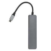 Dock USB-C 6-in-1 con 4K a 30 fps, 87 W PD, 11 cm