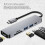 Dock USB-C 6-in-1 con 4K a 30 fps, 87 W PD, 11 cm 11