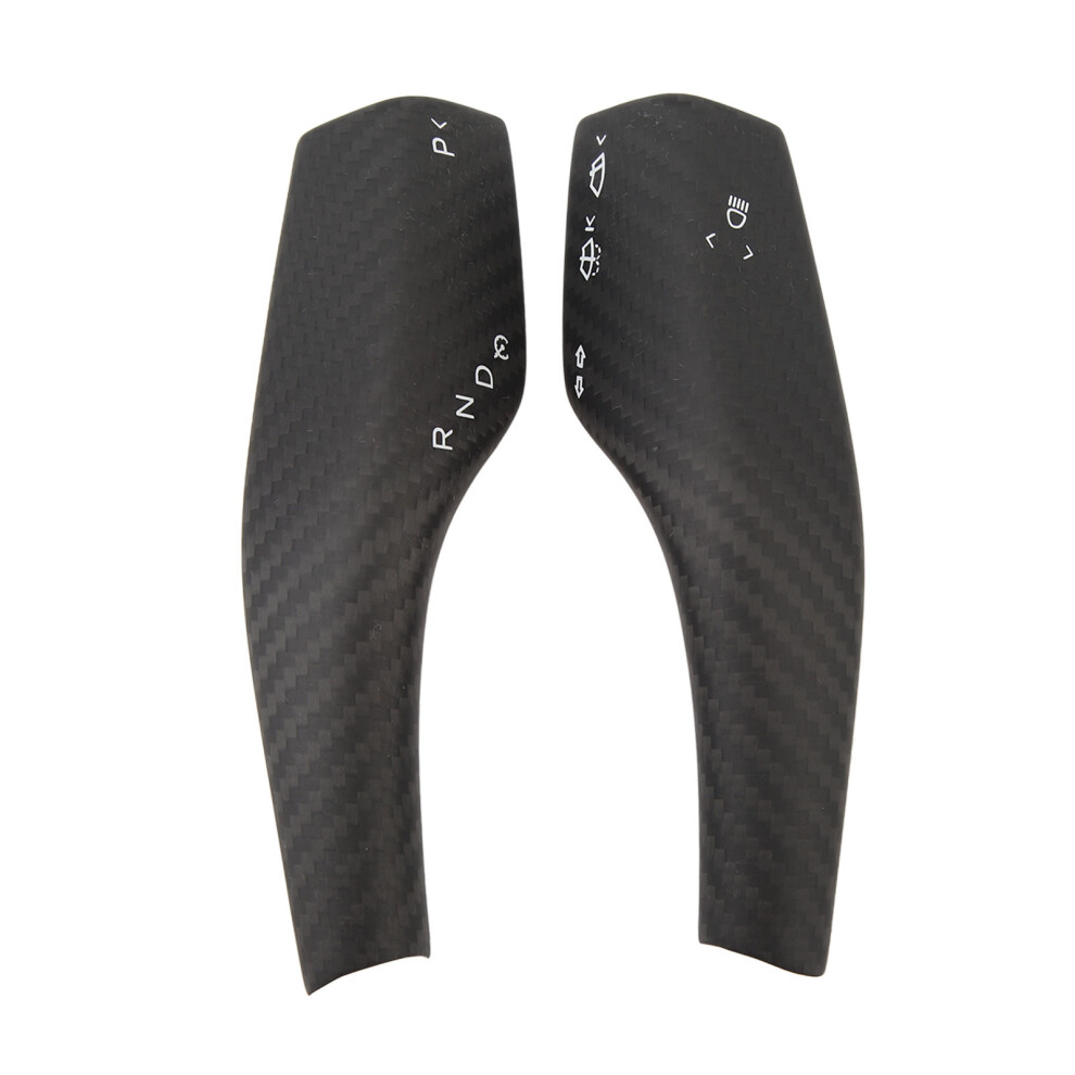 2Pcs Carbon Fiber Gear Shift Cover For Tesla Model 3 Y 2017-2023 3031334545650