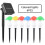 Decorative Solar Mushroom String Lights - 6 Pack 8 Modes 6 LEDs 3