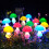 Decorative Solar Mushroom String Lights - 6 Pack 8 Modes 6 LEDs 5