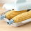 Microwave Oven Steaming Corn Box Kitchen Tool Corn Box Creamy-White 5