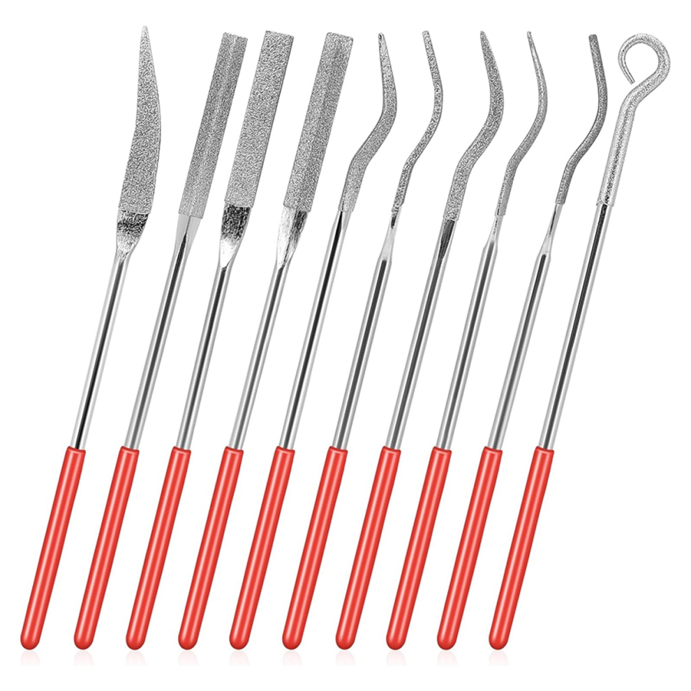 10 Pcs Mini Diamond Needle File Set 4713779672847