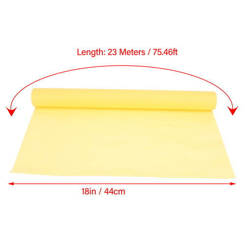 Rouleau de papier calque 23 m  18 po jaune canari 1