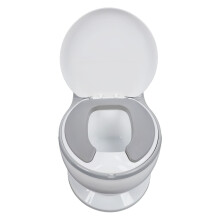 Kids Toilet Seat Safe Adjustable Portable Easy Clean Grey for Home Use