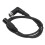 XLR-Kabel 3-Pin, 1 m, gerader männlicher Stecker zu 90-Weiblich 10