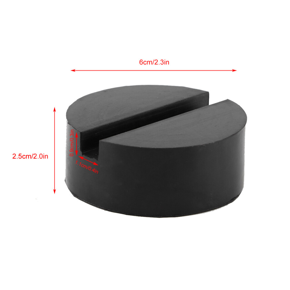 Universal 6CM Black Rubber Groove Pad for Floor Jacks and Lifts-image-OPC-PJCZDDK-NEW