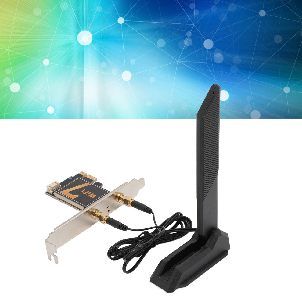 Be200ngw 8774Mbps Triple Band Pcie Wifi Card With 12Db Antenna 9451334549511