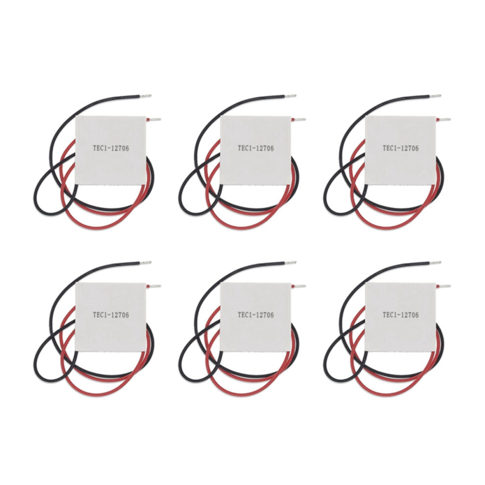 6Pcs Tec1-12706 Thermoelectric Cooler Peltier 4713779673707