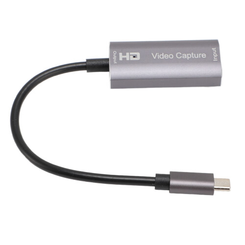 Type-C zu HDMI Capture Card, 4K/1080P, Aluminium 1
