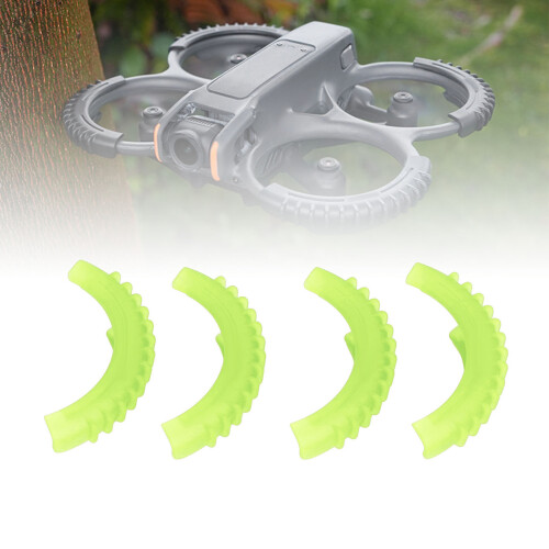 4 piezas de protector de hélices TPU verde para Avata 2