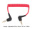 Cavo microfono patch a spirale da 3,5 mm TRS-TRS, 20-50 cm 2