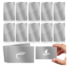 100pcs Metal Engraving Blank Color Aluminum Sheets Laser Engraving A