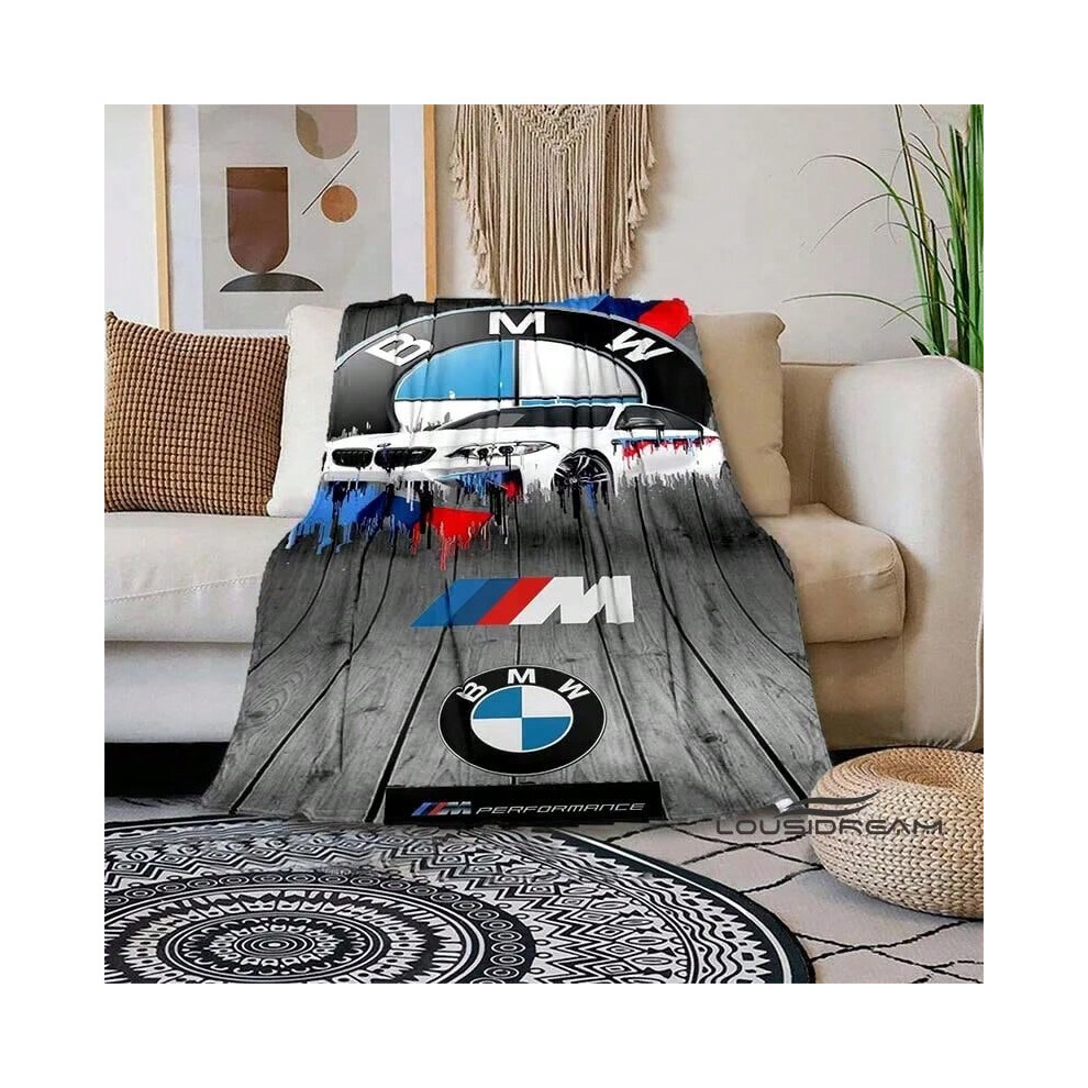 (24, 100x150cm) New3D Printing Fantasy Racing Car B-BMW Flannel Art Blanket Sofa Four Seasons Soft Fluffy Blanket Outdoor Leisure Nap Blanket003-image-OPC-PJCZHD6-NEW