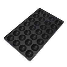 Poêle à takoyaki à 28 cavités, alliage d'aluminium, 583 g