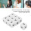 Math Teaching Dice Set 20pcs Classroom Learning Tools Educational White Dice 4
