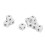 Math Teaching Dice Set 20pcs Classroom Learning Tools Educational White Dice 14