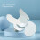 Leiser Sockel-Mini-Ventilator 15 cm 85-265 V E27/E26 5