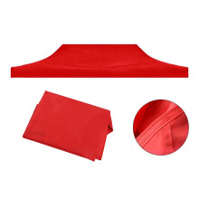 Vordach-Ersatz 4-Ecken-Sonnenschutz 1.9x2.9m Rot