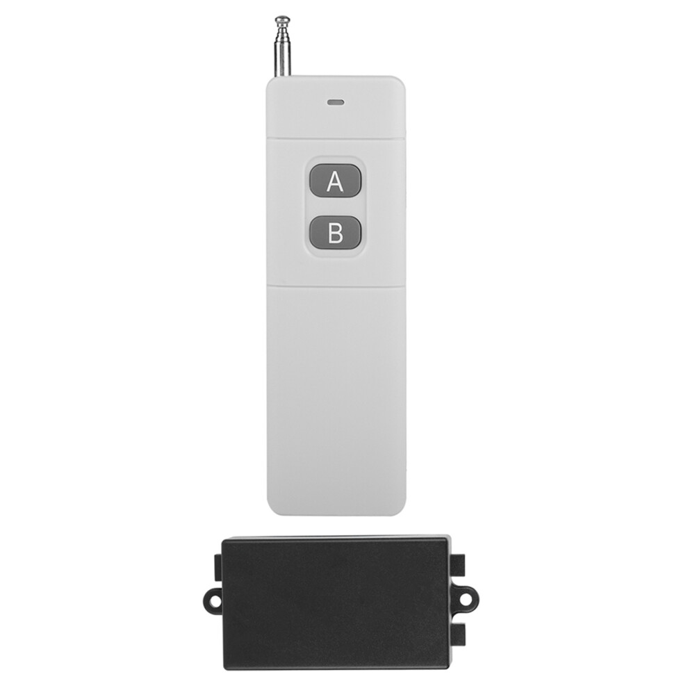 Long Distance Rf Remote Control System 3Km Dc 12V 2Ch Transmitter Receiver 7601334556091