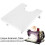Flexible Sewing Workstation Table Compact Folding Legs 60x40cm 13