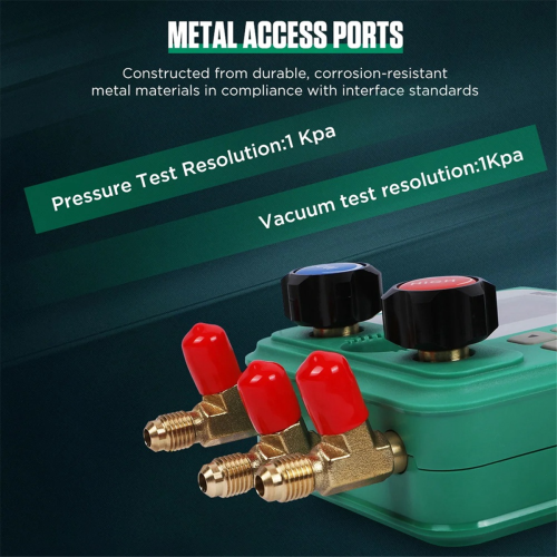 Manifold Gauge Manifold Vacuum Pressure Temperature Tester 1